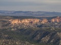 Beautiful sunny view of the Rainbow point of Bryce Canyon National Park Royalty Free Stock Photo
