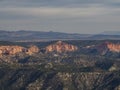 Beautiful sunny view of the Rainbow point of Bryce Canyon National Park Royalty Free Stock Photo