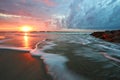 Beautiful sunrise Folly Beach South Carolina Royalty Free Stock Photo