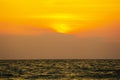 Beautiful Sunset Clearwater Tampa Florida Beach Royalty Free Stock Photo