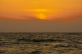 Beautiful Sunset Clearwater Tampa Florida Beach Royalty Free Stock Photo