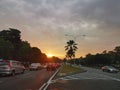 Beautiful Sunrise at junction in beautiful morning only at Subang jaya