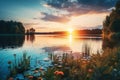 Beautiful Sunrise Lake Spring Wallpapers and Backgrounds