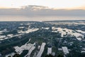 The beautiful sunrise landscape of Lanyang Plain