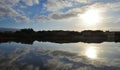 Beautiful sunrise, Maspalomas, Canary Islands Royalty Free Stock Photo