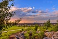 Sunrise Sky Over Griesbach Neighbourhood