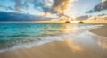 Sunrise at Lanikai Beach in Kailua Oahu Hawaii