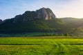 Beautiful sunrise in mountains of Romania Royalty Free Stock Photo