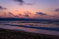 Beautiful sunrise over the Black sea, Bulgaria Royalty Free Stock Photo