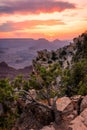 Beautiful sunrise over Grand Canyon National Park in Arizona, USA Royalty Free Stock Photo