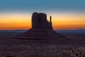 Monument Valley at Sunrise, Arizona Royalty Free Stock Photo