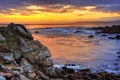 Beautiful Sunrise over Monterey Royalty Free Stock Photo