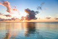 Beautiful sunrise over sea Royalty Free Stock Photo