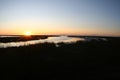 Beautiful Sunrise Over Wetlands In Northern California High Quality Royalty Free Stock Photo