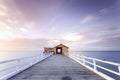 Beautiful Sunrise at Queenscliff Pier Royalty Free Stock Photo