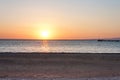 Beautiful sunrise on the Red Sea in Sharm el-