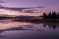 Sunrise Reflection in the Tetons in Fall