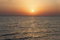 Beautiful sunrise at sea Royalty Free Stock Photo