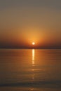 Beautiful sunrise at sea Royalty Free Stock Photo