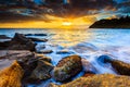 Beautiful Sunrise seascape view