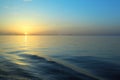 Beautiful sunrise under water. Royalty Free Stock Photo