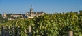 Beautiful sunrise village of Saint Emilion, Vineyard, Gironde