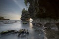 Sunset Batu Bolong Temple tanah Lot tabanan bali Royalty Free Stock Photo