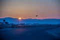 Airport at the California desert