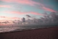 Beautiful sunset on the beach of Varadero, Cuba Royalty Free Stock Photo