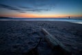 Beautiful sunset blue hours at South Haven Lighthouse Lake Michigan Royalty Free Stock Photo