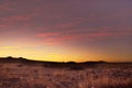 Beautiful Sunset In The Southern California Desert City Palmdale Royalty Free Stock Photo