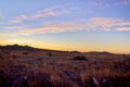 Beautiful Sunset In The Southern California Desert City Palmdale Royalty Free Stock Photo