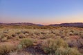 Beautiful Sunset In The Southern California Desert City Palmdale Royalty Free Stock Photo