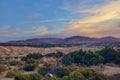 Beautiful Sunset In The Southern California Desert City Palmdale Royalty Free Stock Photo