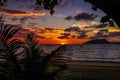 Sunset on Nosy Be island