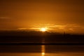 Sunset at Dun Laoghaire Harbour, Dublin, Ireland.