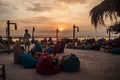 Beautiful sunset in Gili Trawangan