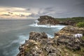 Beautiful sunset at Gunungkidul, Yogyakarta, Indonesia