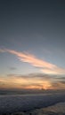 Beautiful sunset in jogja beach Royalty Free Stock Photo