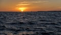 Beautiful sunset in Key Largo, Florida Royalty Free Stock Photo