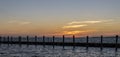 Beautiful sunset in Key Largo, Florida