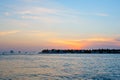 Beautiful sunset on Key West, Florida, USA