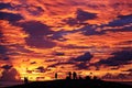 Beautiful sunset at Kuta Beach, Bali