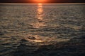 Beautiful sunset at Lake Balaton