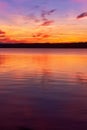 Sunset at Lake Starnberg Royalty Free Stock Photo