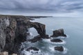 Beautiful landscape image of Green Bridge of Wales on Pembrokeshire Coast in Wales Royalty Free Stock Photo