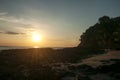 The beautiful sunset at Lanta island, Krabi, Thailand