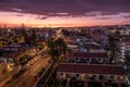 Beautiful sunset in Maspalomas, Canary Islands, Spain Royalty Free Stock Photo