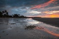 The Beautiful sunset moment at bintan island