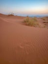 A beautiful sunset in the Namib Desert, Namibia.